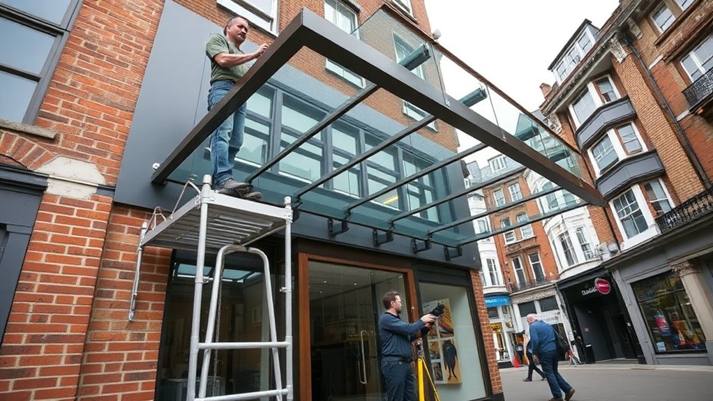 Shopfront Canopy Palmers Green
