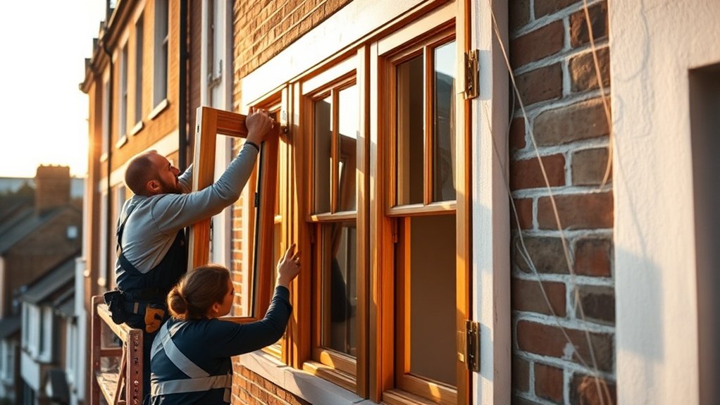 Wooden Window Installation Palmers Green